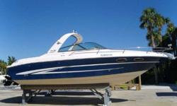 1998 Sea Ray 280 Sun Sport This 1998 Sea Ray 280 Sun Sport is stored in a high & dry and turn key ready to hit the water. The boat is very comfortable and can easily seat a family and friends for weekend cruising. The port engine was completely replaced a