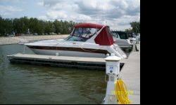 1989 32' regal sleeps six, new canvas, rebuilt twinn 7.4 mercs, rebuilt by Terrys Rebuilding Howard Wisconsin, spring 2012 less then 12hrs on each. Have all paperwork on rebuilds. Cruise speed 32mph max 44mph. will not answer only to e-mail must have a