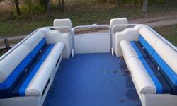 Beautiful 24' pontoon boat, 40hp Force motor, Hoosier tandem axle trailer, very nice interior, new bimini top, dual fuel tanks, dual battery setup, 20' of hidden neon lamps, lots of extrasmust sell, illness937.620.3425Listing originally posted at http