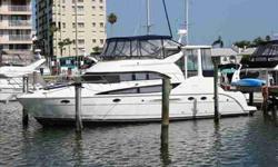 2007 Meridian 459 MOTOR YACHT 45' Meridian 459 MotorYacht, 2007.Twin Cummins QSB Electronic diesels 380 HP with 315hrs. Premium Navigation package with 10.4 inch Color Plotter/Radar, Autopilot, Depth Finder and VHF. Central Vacuum system, Sirius Satellite