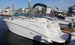 2003 Chaparral 240 SIGNATURE This 240 Chaparral Signature is a great pocket cruiser with all the right options! She has a Mercury fuel injected 5.7L engine rated at 300hp with only 210 hours. The cabin offers plenty of storage and a comfortable place to