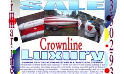 2008 Crownline 19'CROWNLINE TOP OF THE LINE COMPARES BY SOME AS A CADILLAC IN THE CAR WORLD!The fact that Crownline boats have continued to be the top names in the boating industry is due to the many innovating new ideas along with some loyalty to doing