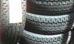 New set of trailer tires, 205-75-14 radials, load c (6 ply), $260.00 213-792-4695 .See item listed at http