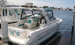 Fully loaded w/twin 250hp fwc inboards, updated 2010 electronics, AC, Flat screen TV,stereo, dvd, full galley, head, hot water, shower, windless, yard maintain, great condition.In Montauk NY