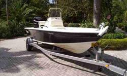2008 Mako 2201 This 2201 Mako is complete and ready to fish. Low hours. Large enough for those rough days going across the bays; and with her JackPlate installed and trolling motor, she has a shallow enough draft to cross any Flat. This vessel has been
