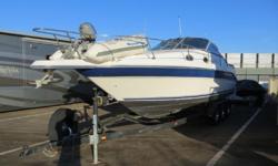 27' Sea Ray 270 Sundancer 1996 For Sale in San Diego, CA. Powered by Mercrusier 7.4L ~ 454ci Engine with Closed Cooling for saltwater use. Highlights include Sea Ray Quality, Dinghy with Honda 4stroke, VHF radio, Enclosed Head w/Shower, Trim Tabs, and