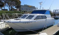 28' Bayliner 2859 Ciera "Classic" Express 1994 For Sale in San Diego, CA. Powered by Mercruiser 7.4L ~ 454ci engine with Closed Cooling and Mercury Bravo 2 outdrive. Electronics include Raymarine RC530 chartplotter, Furuno FCV-582 fishfinder, Raymarine