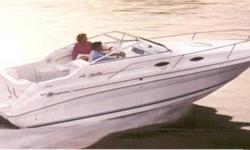 Great Sea Ray 240 for sale with low engine hours. Owners are moving up! Sleeps 4. Call now, 508-736-3401