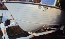 I have a great running alluminum run-a-bout ( or deep v hull boat ) with a rebuilt 85 H.P mercury outboard engine with power tilt and trim. Has a built in seventeen gallon fuel tank. Brand new battery last week, new fish/depth finder,am fm radio. Trailer