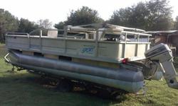 1995 18 ft pontoon boat with 40 horse motor and trailer , runs good just needs TCL and a little cosmetics 813-409-0180