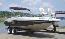 ljhjjgjkSUPER MINT 2008 Tahoe 215 Fish Deck edition deck boat. This one owner boat is in excellent condition and shows to have been hardly used. Boat has always been stored indoors. ONLY 30 HRS ! ! ! 53 MPH ! ! ! EXCEPTIONAL CONDITION ! ! ! Hull:overall