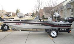 1998 Bass Tracker Pro Team 175. 17 1/2 Ft. Tracker Pro Team Series, 40 Horse Outboard, Custom Cover, Rod Saver/Rod Holders (Front & Back of Boat). Brand New Interstate Marine Batteries with Bass Pro Sport Dual On Board Charger. This Boat is in Brand New