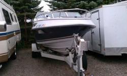 A must see. Clean Cuddy cabin sleeps 3. 20 feet with ez loader trailer. Ship to shore radio.Amfm radio. No soft spots. Seats in attractive condition for the year.734 757 5958NO DEALERSCurrent photosListing originally posted at http