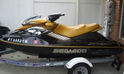 Jet Sky Runs 100 % perfect. Only 84 HR. Oil spark plugs and battery recently changed by seadoo dealer. After each ride jetsky was washed and flushed. Garage stored. Comes with orginal seadoo cover and trailer. This machine will do 75 mph on the water.