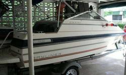 16 foot boat every thing on good use condition except , seat upholstery; this boat has 85 hp force ,new gas tank, new bimini top and ice glass wing shield ,2 new battery, the hull and the trailer are on perfect condition ,this vessel was use on fresh