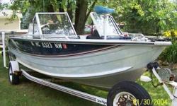 1989 Sea Nymph Fish n Ski W/Trailer 70 HP Johnson motor 1983, runs good. trailer tires are in great condition spare has little dry rot seat cushions a little dry and few cracks cassette/radio, fish finder, side curtains and Bimini top optional platform