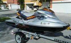 This jet ski is phenomenal! It is one of the fastest and best looking ski's on the water! Believe me you will be noticed!! It has been very well maintained and has 36 hours on it. I bought it new and properly broke it in using the Learning Key as well as