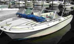 hull is a 20 ft 1979 cruiser inc cuddy cabin nice wide open deck great for fishing.has bimimi top. garmin color fishfinder,cb radio.plus extras
motor is a low hours 1997 mercury 75hp 2cycle motor runs excellent and is well taken care of. also is great on