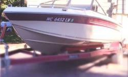 This very well cared for bow-rider runabout has been stored indoors, winterized and maintained throughout its existence. 120 hp MerCruiser I/O Includes trailer and a brand new cover. Depth/fish finder Runs great!