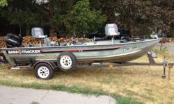 1989 17' Bass Tracker V-hull, 60h.p. merc, livewell, aerator, new bilge pump, foot control trolling motor, eagle fish finder, rod storage, and plenty of misc. storage compartments. Just replaced floor last year. Selling it because I just dont use it