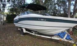CELEBRITY OPEN BOW BOAT
19 FT
MERCURY OUTBOARD
8 CYLINDER CHEVY MOTOR
BIMINI TOP
INTERIOR IS BEING REPLACED
ASKING $2995
CALL BRIAN 352-875-1175
OR RHONDA @ 352-454-4692