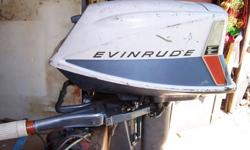 1963 Evinrude Fisherman 5 1/2 Hp Carb rebuilt with new float and gaskets. Coils and points look like new . Lower unit input shaft and shifter shaft seals replaced. Shifter shaft brass bushing replaced. New water pump propeller and gaskets installed . All