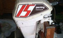 I have a 15hp seaking outboard runs well call for more details 916-390-0009
Listing originally posted at http