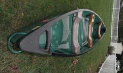 Pelican 15' Explorer Canoe for sale. Made of RamX. Seats 3 up to 715 pounds. This canoe has been well pre-owned by our family and a great addition to yours. It has been stored outside under cover and has normal scratches from rivers and lakes.Asking