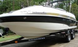 Super Sweet 2007 Seadoo Islandia
"Excellent Condition" Seadoo. There are only a few minor scratches on the hull, otherwise it looks and runs like new inside and out. This boat is loaded with modern conveniences with lot's of comfort and storage space.
