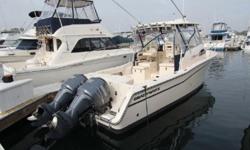 Visit www.BallastPointYachts.com for full specs and more photos. 30' Grady White Marlin 2007 For Sale in San Diego. This 30' Grady White Marlin is powered by 250 HP 4-Stroke Yamahas with only 310 hours offering outstanding fuel economy and range. Pristine