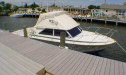 1972 Bertram 28 II Flybridge Cruiser The best selling Bertram ever. She has a reputation among serious anglers as a rugged and durable offshore fisherman with comfortable cabin accomodations. She rides on a solid fiberglass deep-V hull with a wide 11'