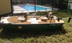 9.4 Basshound Bass Boat with new (3 months) 40lb thrust Trolling motor and new camo swivel seats. Please email (click to respond) or call and leave a message with any questions and I will call you back.Listing originally posted at http