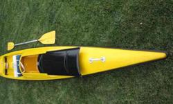 Ocean Royak complete with anchor reel system and paddle.Great for ocean diving or pleasure kayaking.Large rear compartment to store all of your gear.Some scratches on bottom, but overall, attractive condition.$350Please call Robert at 925-785-5775Listing