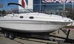 2001 Sea Ray 260 SUNDANCER Clean 2001 260 Sundancer packaged with painted trailer. For those of you looking for a trailerable sport cruiser, this boat is equipped just for you. Options include