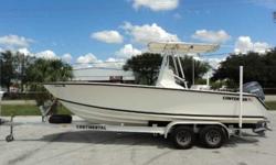 2005 Contender 21 CENTER CONSOLE 2005 Contender 21 is a center console. Powered with a single Yamaha 200 2 stroke motor with only 189 hours reading on the gauge. Equipped with all the Contender amenities one has come to expect out of the manufacturer.
