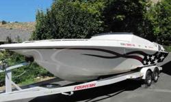 1999 fountain fever single 502 low hours (344) ,bravo drive (new). Email or call for more pics. Boat and trailer are in perfect condition. Includes both morring and new sunbrella cockpit cover, Alpine stereo with 10" sub, lots of extras. Always stored in