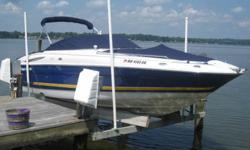 Make a reasonable offer, 375 HP Volvo Engine, Always on a Lift, Swim Platform, Open Bow, GPS included, Used in Chesapeake Bay, Bathroom. If interested, please contact Tina at (717) 225-6056