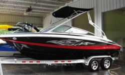 Pretty much like new 2011 Regal 2100 RX Water Sports Special Bow Rider for sale with only 87 hours. This boat was bought originally from us and used for one season. It is loaded with all the awesome Regal options like the wakeboard tower, board rack,