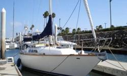 This boat has so much to offer. She is of sturdy construction, sails well and has plenty of room inside and out. Master stateroom aft with two berths, head with shower, forward stateroom with V-berth. Roomy salon and galley. Newer lifelines, some running