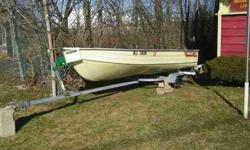 This boat includes a new 9.9 Mercury, gas can, two swivel seats, oars, presevers and trailer. Boat and motor can be purchased separately, priced accordinglyCall (908) 380-6973Listing originally posted at http