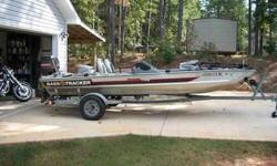 Boat is ready to fish!
$3000 - Cash
Runs good
Fresh tune-up
Recently re-built carbs
Fresh batteries
On-board battery charger
Carpet and seats - one year old
40-pound thrust Minnkota trolling motor
Color graph on dash
Regular graph up front
Custom rod