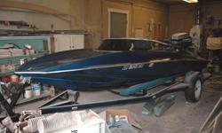 1980 Hydrostream Viper. Hull is stripped and ready for recore. Original metalflake finish, guages, and interior. All the hardwork is done. Includes 140hp 1978 Evinrude that runs well and trailer. Located in NE Ohio. Purchased from Mertons and included are