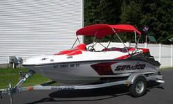 2007 Sea-Doo Speedster 150 in showroom condition.Only 31 hours total operating time. Has only been used in fresh water. Always covered and always maintained by dealer. Deal includes trailer, all Coast Guard required safety equipment, ski vests and tow