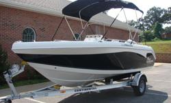 UP FOR AUCTION IS A VERY NICE 2008 CAROLINA SKIFF SEA CHASER FISHING BOAT. IT IS A 1900 SERIES, 19FT BOAT. IT IS IN EXCELLENT CONDITON. ALL OF THE WHITE AND BLACK GELCOAT SHINES LIKE NEW. THE MOTOR IS A 150 HONDA FOUR CYLINDER FOUR STROKE. IT HAS A