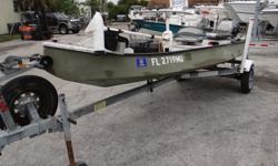 Standard Classic 15'6" Boat, With Swivel Seats 40lbs, Trolling Motor With Battery, Also Powered With An Electric Start 2009 Yamaha 20HP (4-Stroke) Outboard Motor, This Beauty Also Has A Bottom Machine And Comes With A Trailer. This Baby Is Ready To