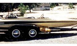 1968 STEVENS INBOUND, 18 ft, single owner, 389 Pontiac, V Drive, tandem trailer, gold metallic, clean. $3895. 805-541-2376 .See item listed at http