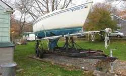 Catalina 25 in good condition, Nissan 9.8 electric start in excellent condition. 25' Fin keel, new main, roller furlingDual axle trailer in serviceable condition. Save on boat yard fees . Haul your boat home. Realistically priced to sell.
Ted 508 324
