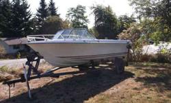 good boat and 270 outdrive and rebuildable motor good ez ldr trailer title's in hand for both 425 210 3722Listing originally posted at http