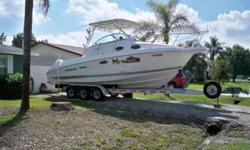 2001 Wellcraft 270 Coastal TE Walkaround This lady shows like a 2011'!! SUPER clean, and SUPER roomy. She has had an advanced ceramic coating applied, which makes her clean up almost ZERO...Less clean up time=more time on the water!!! This listing has now