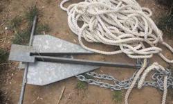 its a #13 and holds a boat up to 28 feet long. it comes with chain and 100+ ft of rope. - $40 firm galvanizedif you are interested you can email or call me at 503-309-9930Listing originally posted at http